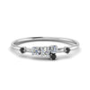 Load image into Gallery viewer, asymmetric-promise-ring-with-black-diamond-in-14K-white-gold-FD8354RORGBLACK-NL-WG