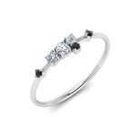 Load image into Gallery viewer, asymmetric-promise-ring-with-black-diamond-in-14K-white-gold-FD8354RORGBLACK-NL-WG
