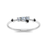 Load image into Gallery viewer, asymmetric-promise-ring-with-black-diamond-in-14K-white-gold-FD8354RORGBLACK-NL-WG

