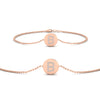 Load image into Gallery viewer, Alphabet disc diamond bracelet