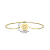 Load image into Gallery viewer, Alphabet disc diamond bracelet