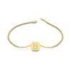 Load image into Gallery viewer, Alphabet disc diamond bracelet