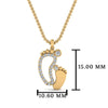 Load image into Gallery viewer, fdpd9367/baby-foot-diamond-pendant-in-fdpd9367-fancy-nl-yg