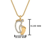 Load image into Gallery viewer, fdpd9367/baby-foot-diamond-pendant-in-fdpd9367-fancy-nl-yg
