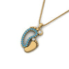 Load image into Gallery viewer, baby-foot-pendant-blue-topaz-in-FDPD9367GICBLTOANGLE1-NL-YG