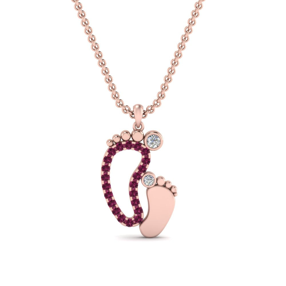 baby-foot-pendant-pink-sapphire-in-FDPD9367GSADRPIANGLE1-NL-RG