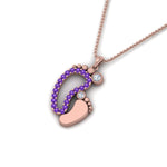 Load image into Gallery viewer, baby-foot-pendant-purple-topaz-in-FDPD9367GVITOANGLE1-NL-RG
