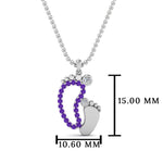 Load image into Gallery viewer, baby-foot-pendant-purple-topaz-in-FDPD9367GVITOANGLE1-NL-WG
