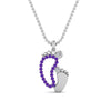 Load image into Gallery viewer, baby-foot-pendant-purple-topaz-in-FDPD9367GVITOANGLE1-NL-WG