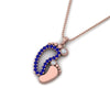 Load image into Gallery viewer, baby-foot-pendant-sapphire-in-FDPD9367GSABLANGLE1-NL-RG