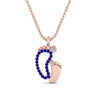 Load image into Gallery viewer, baby-foot-pendant-sapphire-in-FDPD9367GSABLANGLE1-NL-RG