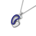 Load image into Gallery viewer, baby-foot-pendant-sapphire-in-FDPD9367GSABLANGLE1-NL-WG
