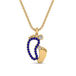 Load image into Gallery viewer, baby-foot-pendant-sapphire-in-FDPD9367GSABLANGLE1-NL-YG
