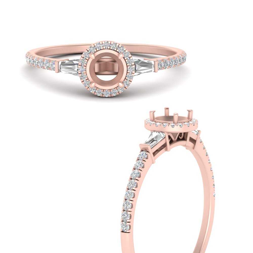 baguette-and-halo-semi-mount-ring-setting-in-rose-gold-FD-10047SMRANGLE3-NL-RG