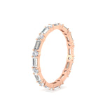 Load image into Gallery viewer, baguette-and-round-diamond-band-in-rose-gold-fdewb318angle2-nl-rg
