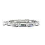 Load image into Gallery viewer, baguette-and-round-diamond-band-in-white-gold-fdewb318sleep-nl-wg-hw
