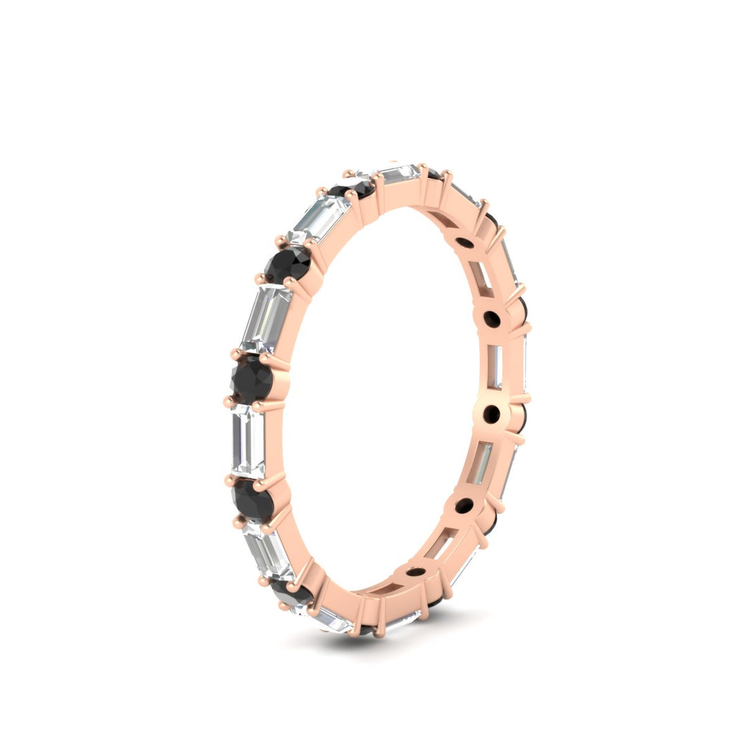 baguette-and-round-diamond-band-with-black-diamond-in-rose-gold-fdewb318gblackangle2-nl-rg