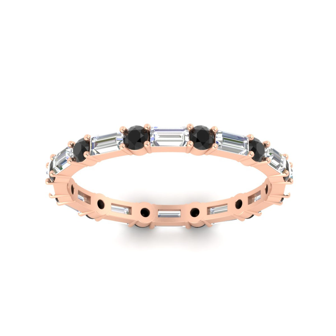 baguette-and-round-diamond-band-with-black-diamond-in-rose-gold-fdewb318gblackangle5-nl-rg