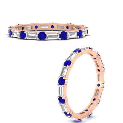 1.25 Ct. Baguette And Round Eternity Band