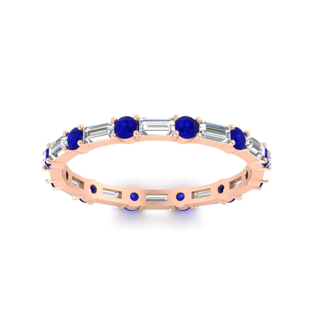 1.25 Ct. Baguette And Round Eternity Band