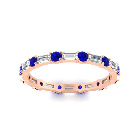 1.25 Ct. Baguette And Round Eternity Band