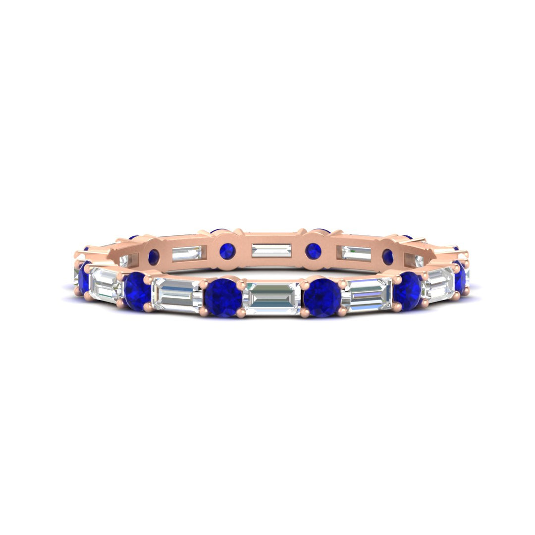 1.25 Ct. Baguette And Round Eternity Band