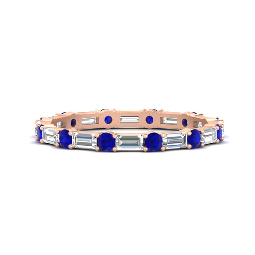 1.25 Ct. Baguette And Round Eternity Band