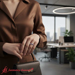 Load image into Gallery viewer, baguette-and-round-diamond-band-with-blue-sapphire-in-white-gold-fdewb318gs
