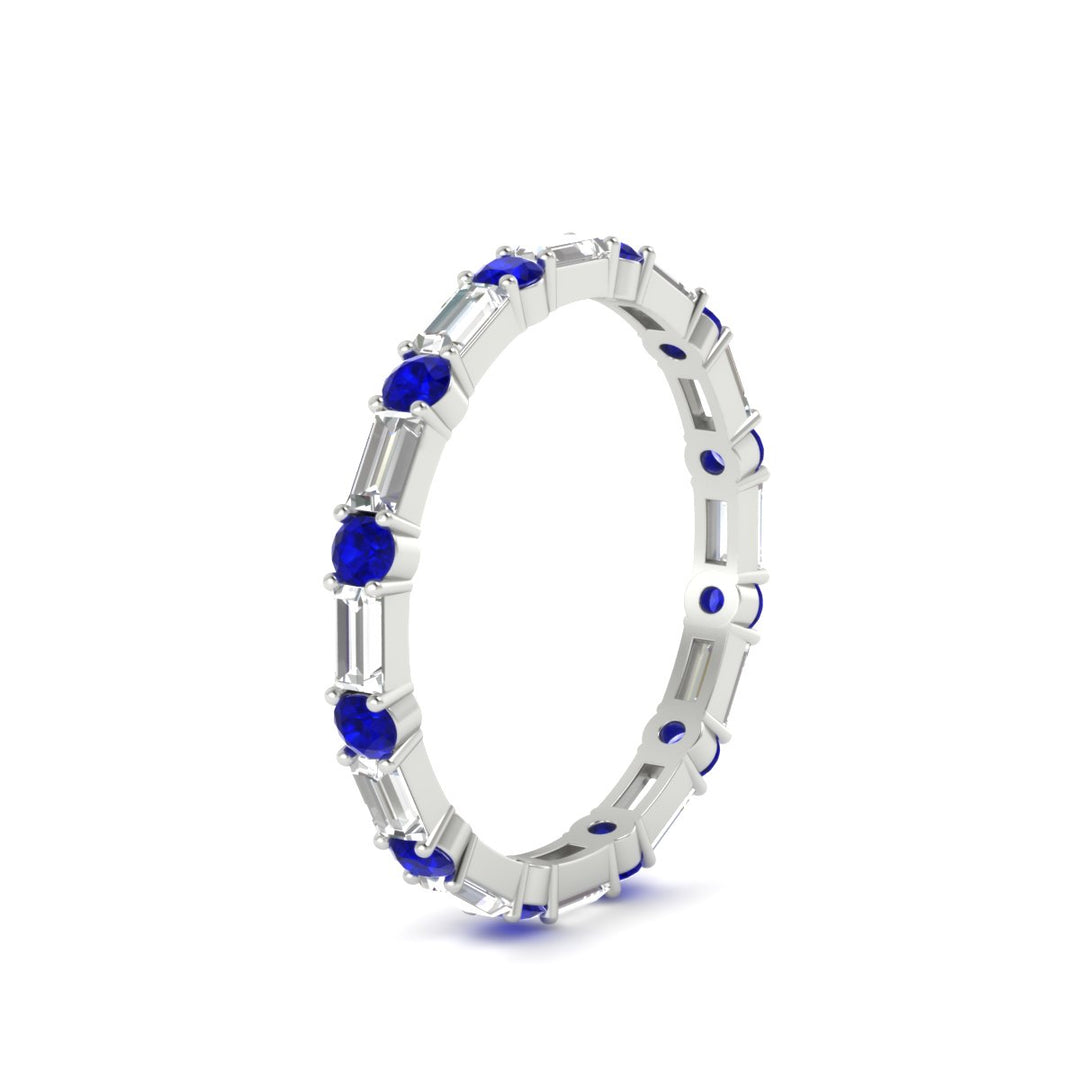 baguette-and-round-diamond-band-with-blue-sapphire-in-white-gold-fdewb318gsablangle2-nl-wg