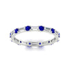 Load image into Gallery viewer, baguette-and-round-diamond-band-with-blue-sapphire-in-white-gold-fdewb318gsablangle5-nl-wg