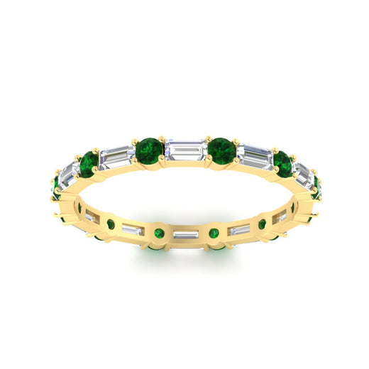 baguette-and-round-diamond-band-with-emerald-in-yellow-gold-fdewb318gemgrangle5-nl-yg