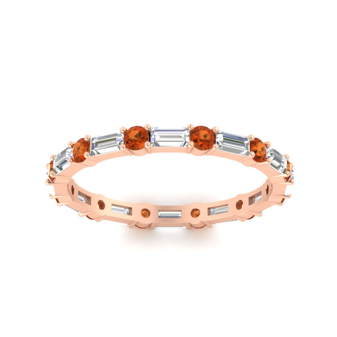 baguette-and-round-diamond-band-with-orange-sapphire-in-rose-gold-fdewb318gsaorangle5-nl-rg