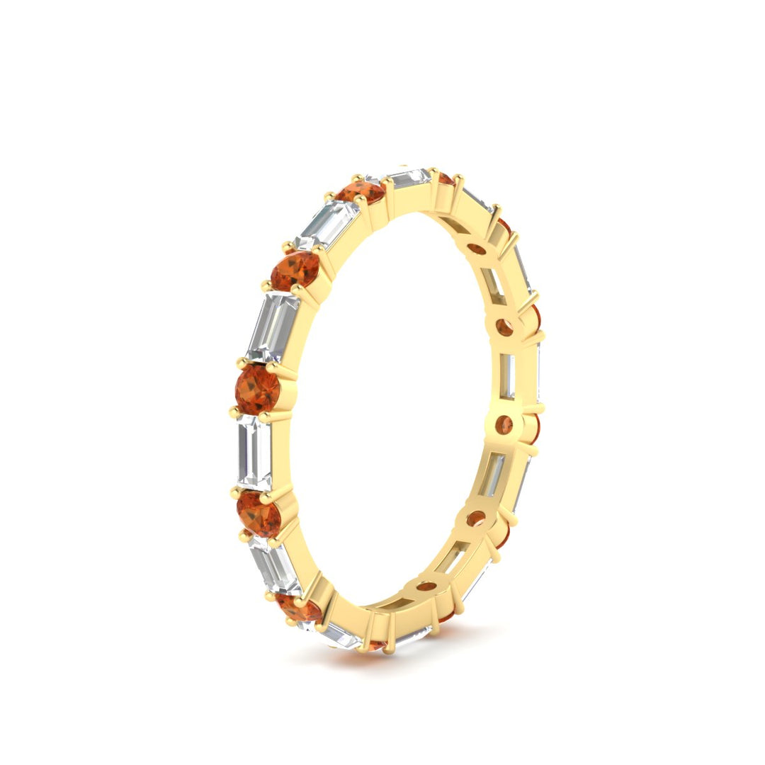 baguette-and-round-diamond-band-with-orange-sapphire-in-yellow-gold-fdewb318gsaorangle2-nl-yg