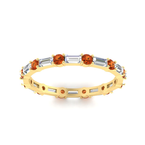 baguette-and-round-diamond-band-with-orange-sapphire-in-yellow-gold-fdewb318gsaorangle5-nl-yg