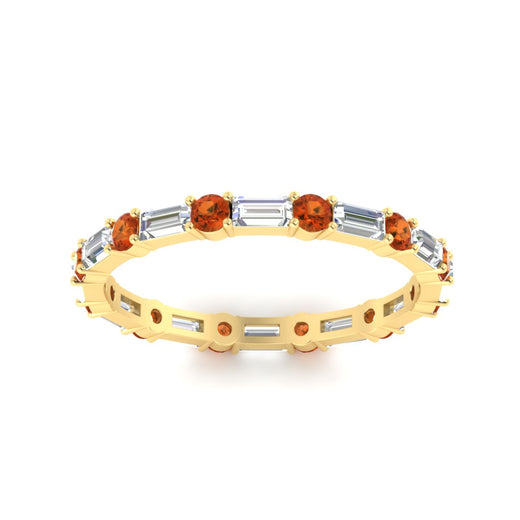 baguette-and-round-diamond-band-with-orange-sapphire-in-yellow-gold-fdewb318gsaorangle5-nl-yg