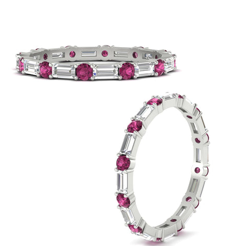 baguette-and-round-diamond-band-with-pink-sapphire-in-white-gold-fdewb318gsadrpiangle3-nl-wg