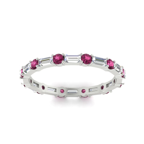 baguette-and-round-diamond-band-with-pink-sapphire-in-white-gold-fdewb318gsadrpiangle5-nl-wg