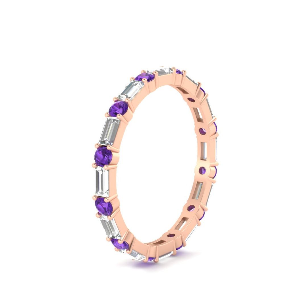 baguette-and-round-diamond-band-with-purple-topaz-in-rose-gold-fdewb318gvitoangle2-nl-rg