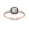 Load image into Gallery viewer, baguette-asscher-cut-halo-accented-black-diamond-engagement-ring-in-rose-gold-FD10047ASRGBLACKANGLE5-NL-RG_eb30d349-62a0-4ae8-aa8a-e816b6aba2b1