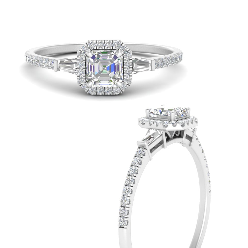 baguette-asscher-cut-halo-accented-diamond-engagement-ring-in-platinum-FD10047ASRANGLE3-NL-WG