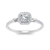 Load image into Gallery viewer, baguette-asscher-cut-halo-accented-diamond-engagement-ring-in-white-gold-FD10047ASRANGLE5-NL-WG_30e1171f-715f-4130-b37e-7c35ae587bce
