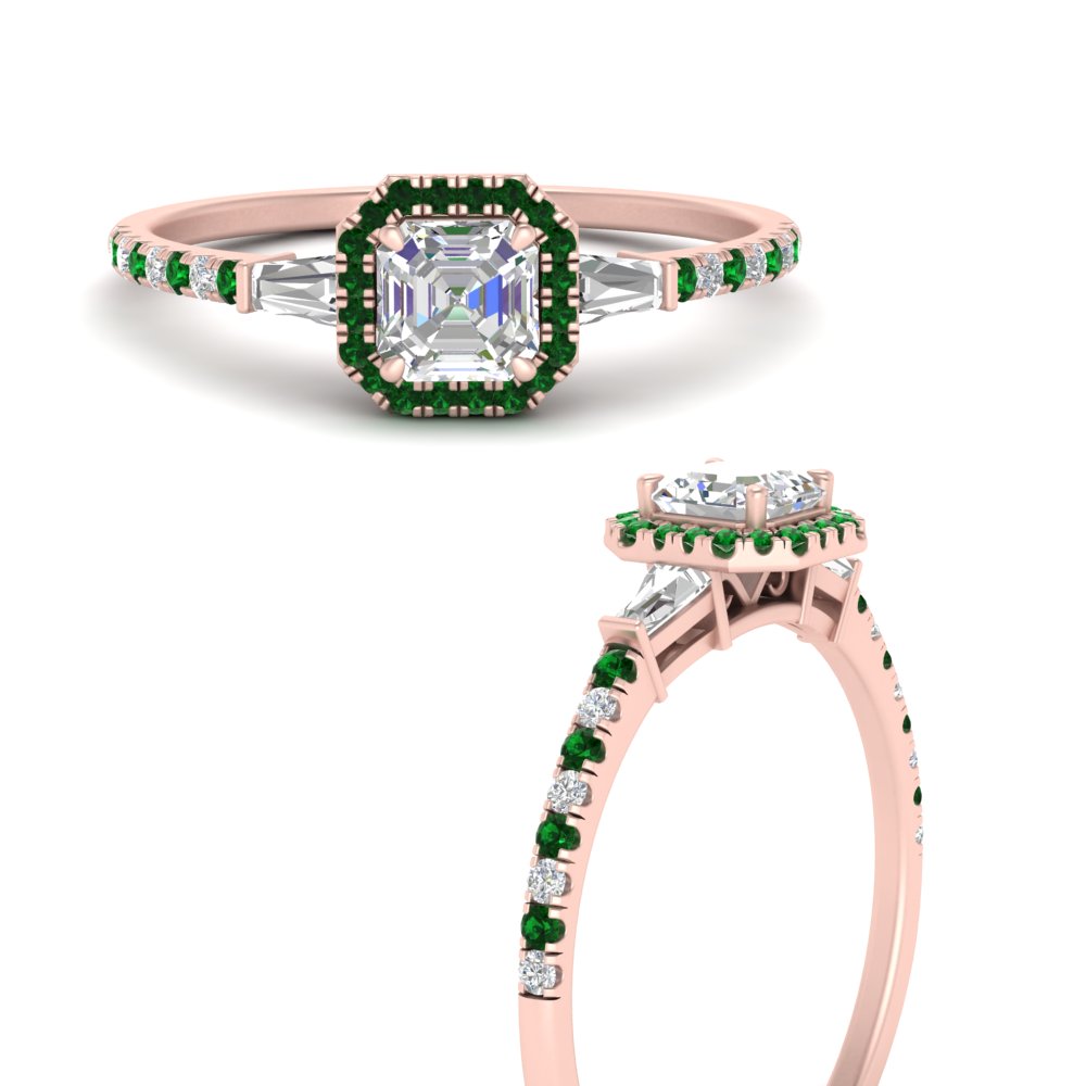 baguette-asscher-cut-halo-accented-emerald-engagement-ring-in-rose-gold-FD10047ASRGEMGRANGLE3-NL-RG