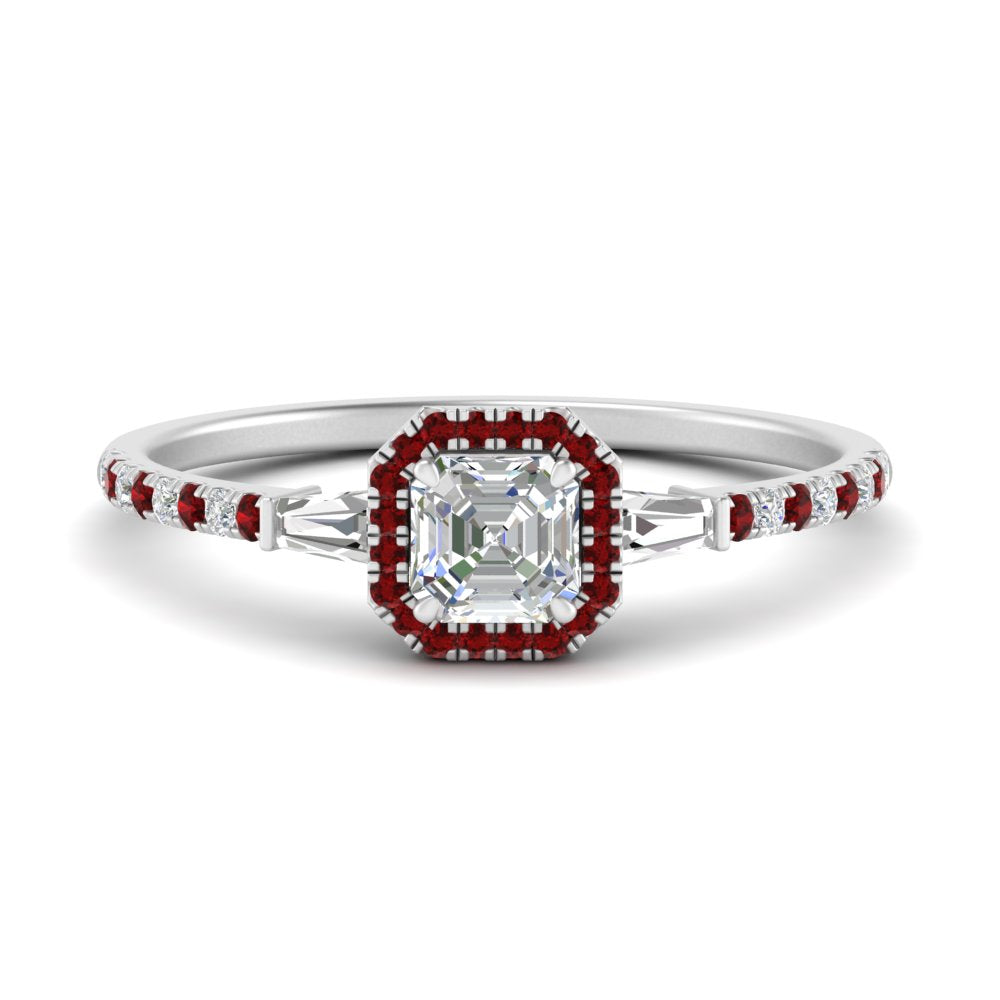 baguette-asscher-cut-halo-accented-ruby-engagement-ring-in-white-gold-FD10047ASRGRUDR-NL-WG