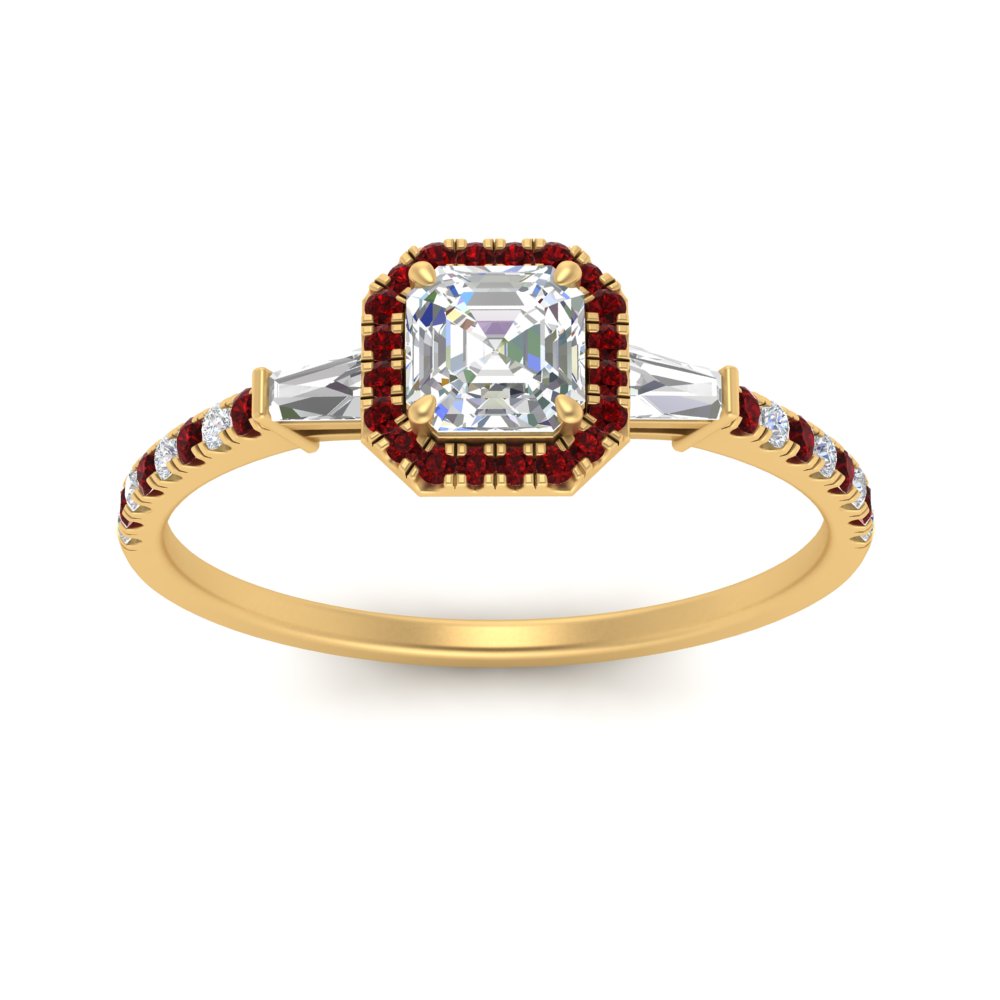 baguette-asscher-cut-halo-accented-ruby-engagement-ring-in-yellow-gold-FD10047ASRGRUDRANGLE5-NL-YG