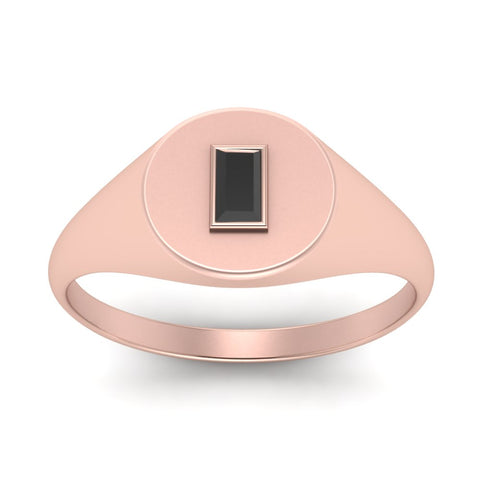Baguette Signet Ring