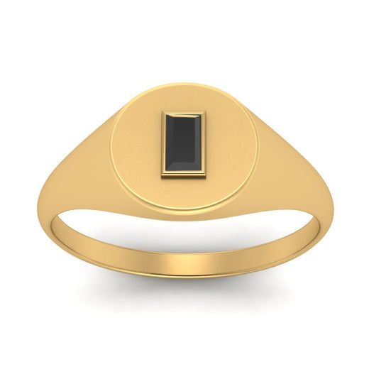 Baguette Signet Ring