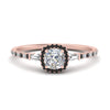 Load image into Gallery viewer, baguette-cushion-cut-halo-accented-black-diamond-engagement-ring-in-rose-gold-FD10047CURGBLACK-NL-RG_60ef1f6a-8fde-4fba-9593-384b01ac2da4
