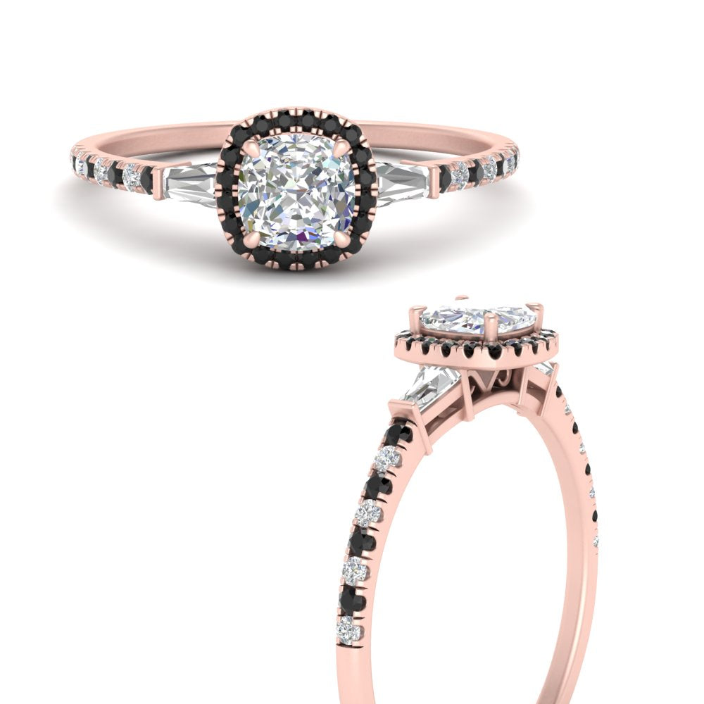 baguette-cushion-cut-halo-accented-black-diamond-engagement-ring-in-rose-gold-FD10047CURGBLACKANGLE3-NL-RG