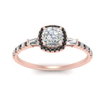Load image into Gallery viewer, baguette-cushion-cut-halo-accented-black-diamond-engagement-ring-in-rose-gold-FD10047CURGBLACKANGLE5-NL-RG_8c56b112-98e8-4fd2-9071-1bb50c5d75d0
