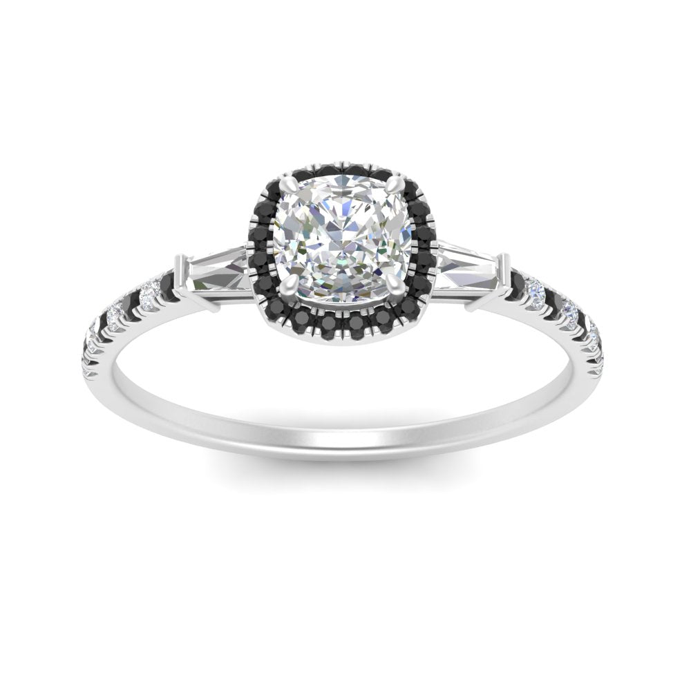 baguette-cushion-cut-halo-accented-black-diamond-engagement-ring-in-white-gold-FD10047CURGBLACKANGLE5-NL-WG